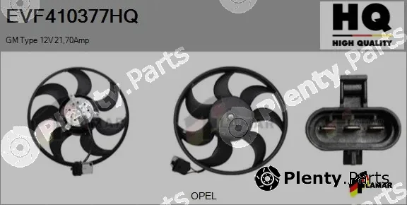 Flamar EVF410377HQ — Fan, engine cooling