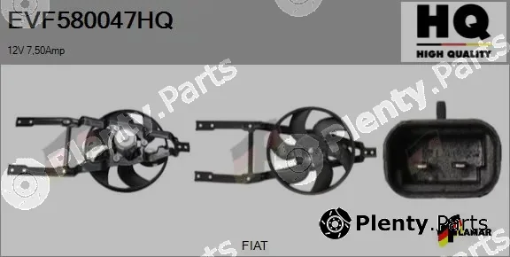Flamar EVF580047HQ — Electric Motor, radiator fan