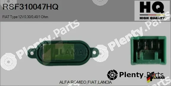 Flamar RSF310047HQ — Resistor, interior blower