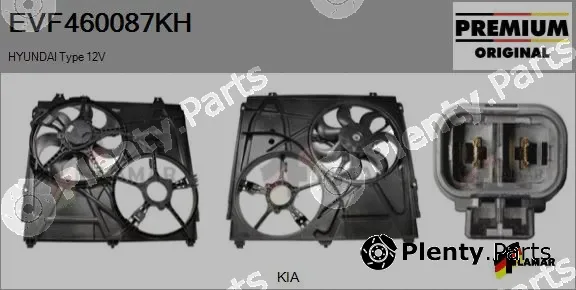 Flamar EVF460087KH — Electric Motor, radiator fan
