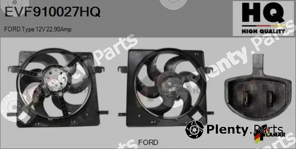 Flamar EVF910027HQ — Electric Motor, radiator fan
