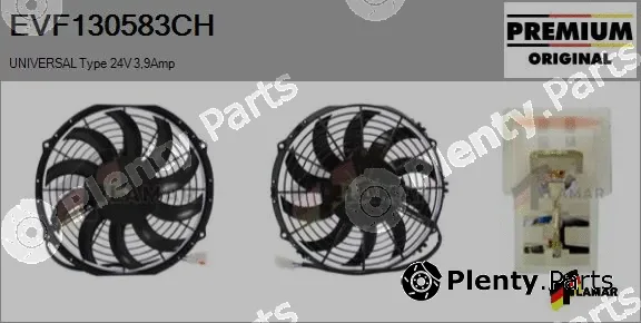 Flamar EVF130583CH — Electric Motor, radiator fan