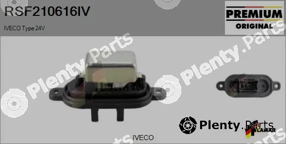 Flamar RSF210616IV — Resistor, interior blower