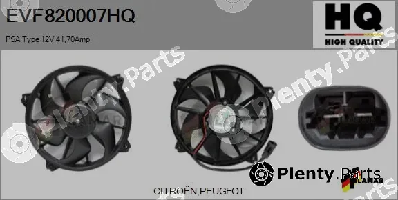 Flamar EVF820007HQ — Electric Motor, radiator fan