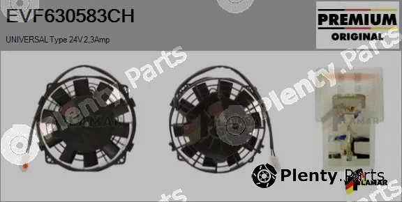 Flamar EVF630583CH — Electric Motor, radiator fan