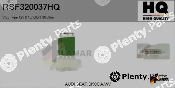 Flamar RSF320037HQ — Resistor, interior blower
