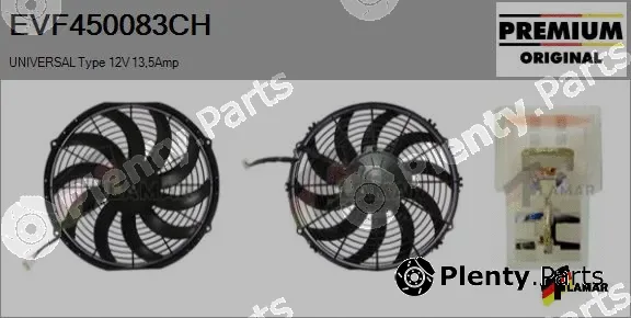 Flamar EVF450083CH — Electric Motor, radiator fan