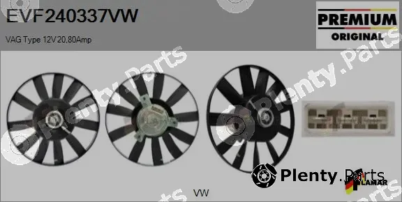 Flamar EVF240337VW — Fan, engine cooling