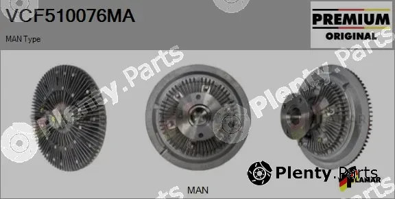 Flamar VCF510076MA — Clutch, radiator fan