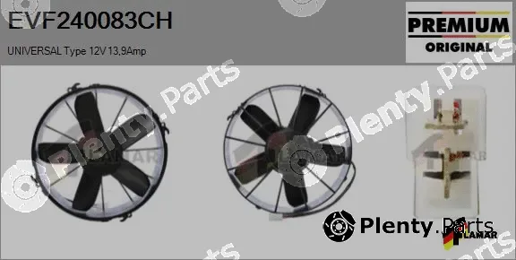 Flamar EVF240083CH — Electric Motor, radiator fan