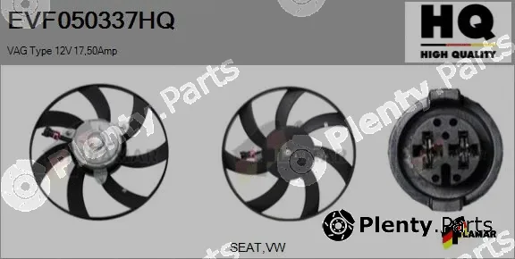Flamar EVF050337HQ — Fan, engine cooling