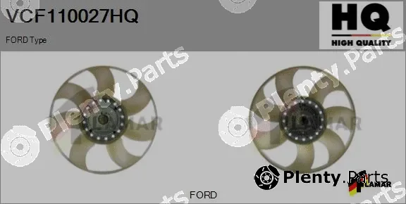 Flamar VCF110027HQ — Clutch, radiator fan