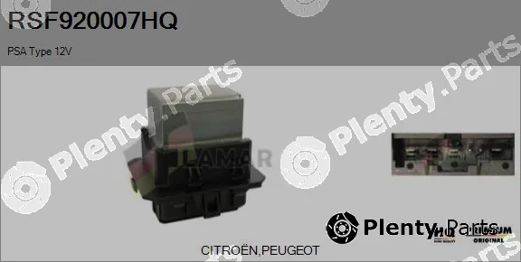 Flamar RSF920007HQ — Resistor, interior blower