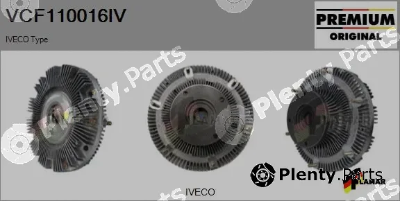 Flamar VCF110016IV — Clutch, radiator fan
