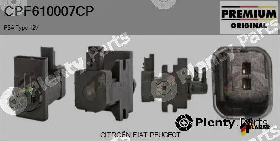 Flamar CPF610007CP — Pressure Converter, exhaust control