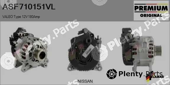 Flamar ASF710151VL — Alternator, starter