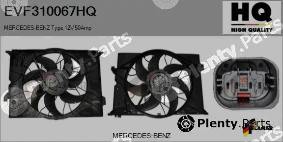 Flamar EVF310067HQ — Electric Motor, radiator fan