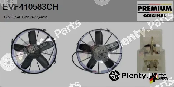 Flamar EVF410583CH — Electric Motor, radiator fan