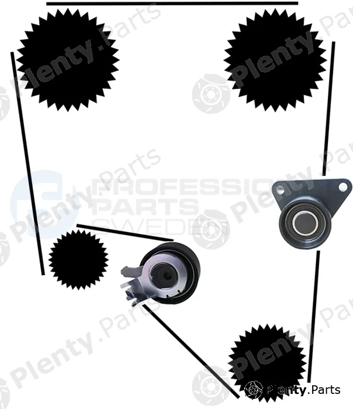 Professional Parts 21430015 — Timing Belt Kit