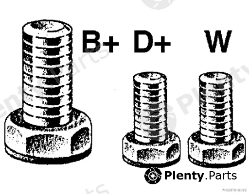 Herth+Buss Elparts 32036198 — Alternator