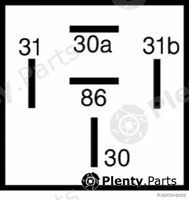 Herth+Buss Elparts 75614072 — Relay, ABS