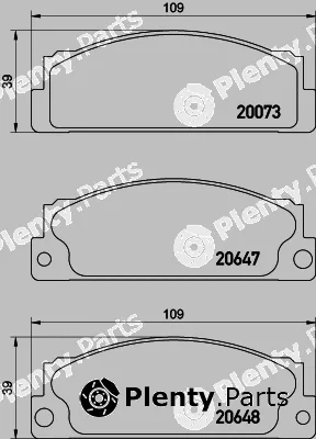 Mintex MDB1203 — Brake Pad Set, disc brake