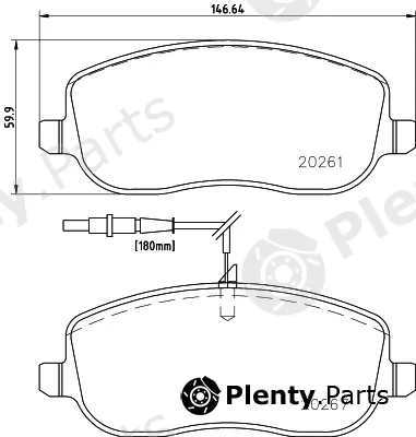 Mintex MDB2531 — Brake Pad Set, disc brake