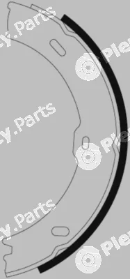 Mintex MFR585 — Brake Shoe Set, parking brake