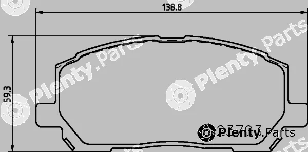 Mintex MDB2211 — Brake Pad Set, disc brake