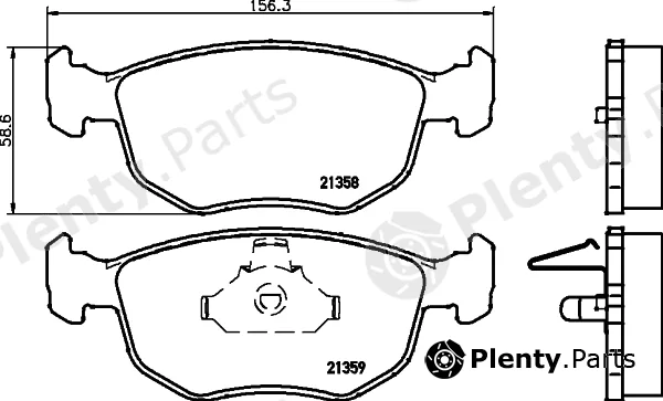 Mintex MDB1895 — Brake Pad Set, disc brake