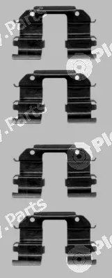 Mintex MBA1285 — Accessory Kit, disc brake pad