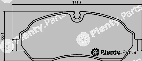 Mintex MDB3719 — Brake Pad Set, disc brake