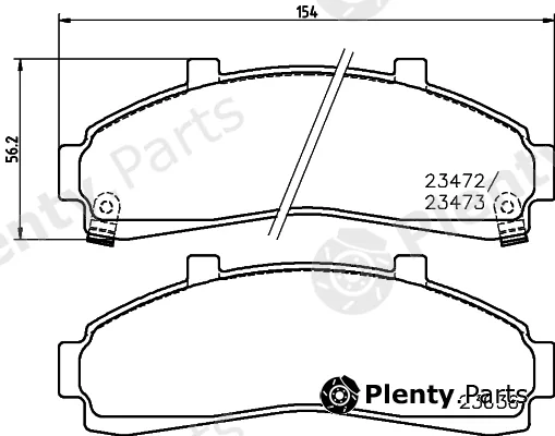 Mintex MDB1785 — Brake Pad Set, disc brake