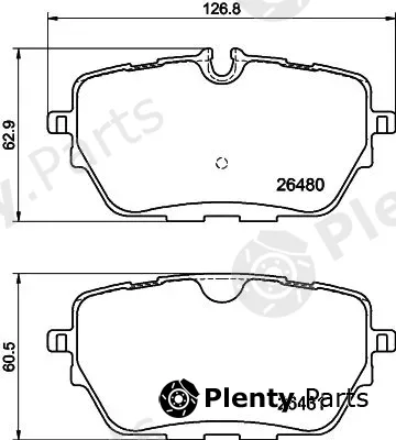 Mintex MDB84304 — Brake Pad Set, disc brake