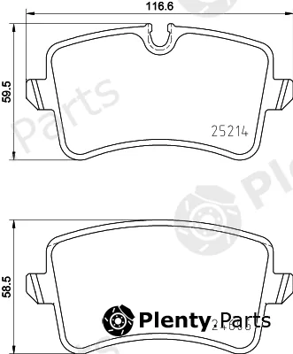 Mintex MDB83189 — Brake Pad Set, disc brake