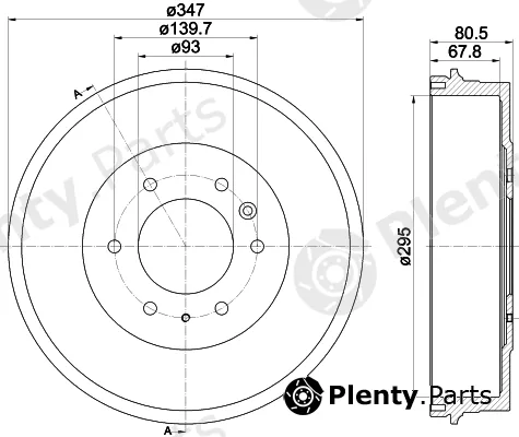 Mintex MBD334 — Brake Drum