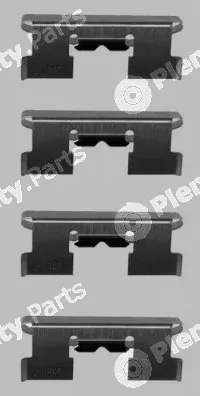 Mintex MBA1017 — Accessory Kit, disc brake pad