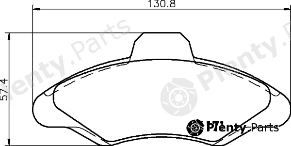 Mintex MDB1493 — Brake Pad Set, disc brake