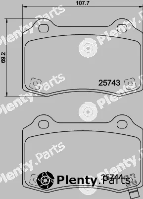 Mintex MDB3381 — Brake Pad Set, disc brake