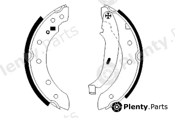Mintex MFR400 — Brake Shoe Set