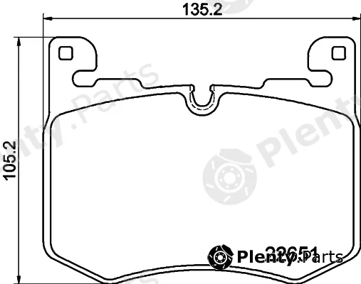 Mintex MDB3346 — Brake Pad Set, disc brake