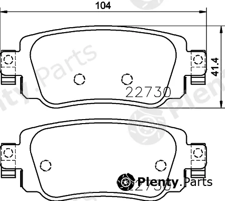 Mintex MDB84207 — Brake Pad Set, disc brake