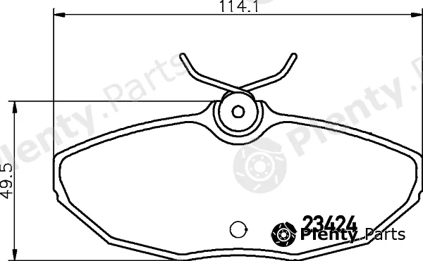 Mintex MDB1983 — Brake Pad Set, disc brake
