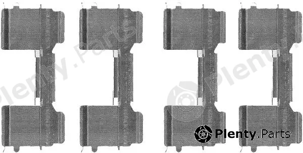 Mintex MBA1726 — Accessory Kit, disc brake pad