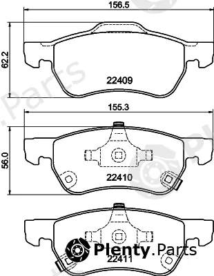 Mintex MDB84232 — Brake Pad Set, disc brake
