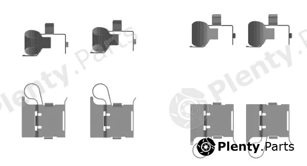 Mintex MBA0097 — Accessory Kit, disc brake pad