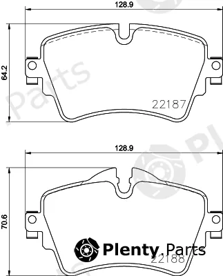 Mintex MDB3734 — Brake Pad Set, disc brake