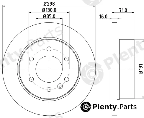 Mintex MDC1772C — Brake Disc
