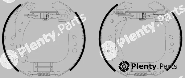 Mintex MSP405 — Brake Shoe Set Shoe Kit Pro