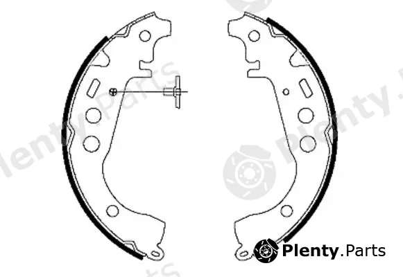 Mintex MFR459 — Brake Shoe Set